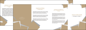 personnaliser modele de depliant 4 volets  8 pages  texture contexture structure MLIG51538