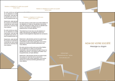 modele depliant 3 volets  6 pages  texture contexture structure MLIG51554