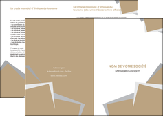 modele en ligne depliant 2 volets  4 pages  texture contexture structure MLIG51574