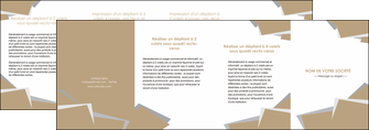 imprimerie depliant 4 volets  8 pages  texture contexture structure MLIG51584