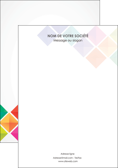 faire flyers arc en ciel cube colore MFLUOO51698
