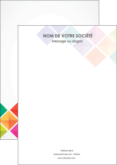 faire flyers arc en ciel cube colore MFLUOO51700