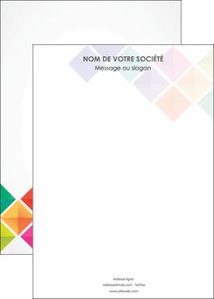 faire affiche arc en ciel cube colore MFLUOO51742