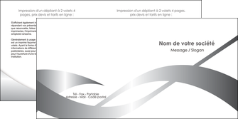 modele depliant 2 volets  4 pages  texture contexture structure MFLUOO52208