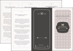 modele depliant 3 volets  6 pages  bar et cafe et pub restaurant restauration restaurateur MIDLU52680