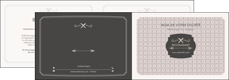 realiser depliant 2 volets  4 pages  bar et cafe et pub restaurant restauration restaurateur MIDLU52690