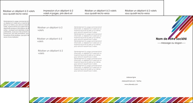 faire depliant 4 volets  8 pages  texture contexture fond MIF52790