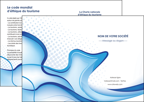 modele depliant 2 volets  4 pages  texture contexture structure MFLUOO52824