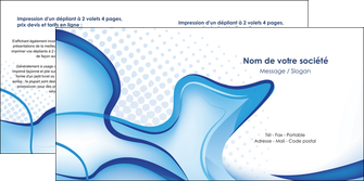 exemple depliant 2 volets  4 pages  texture contexture structure MFLUOO52832