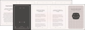 imprimerie depliant 4 volets  8 pages  texture contexture fond MIFCH52976