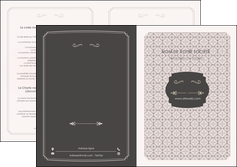 exemple depliant 2 volets  4 pages  texture contexture fond MIFCH52978