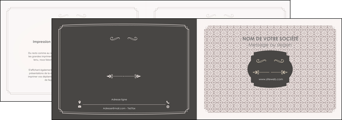 maquette en ligne a personnaliser depliant 2 volets  4 pages  texture contexture fond MIFCH53000