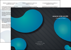 cree depliant 3 volets  6 pages  texture contexture structure MIFLU53688