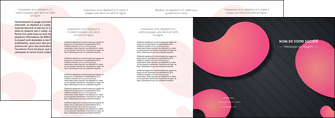 realiser depliant 4 volets  8 pages  texture contexture structure MLGI53760