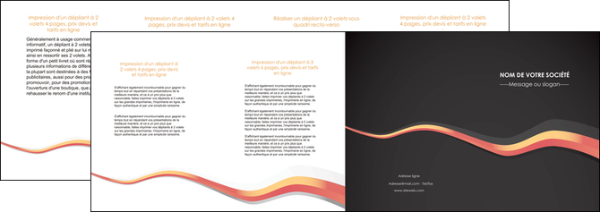 personnaliser modele de depliant 4 volets  8 pages  texture contexture structure MIDBE53812