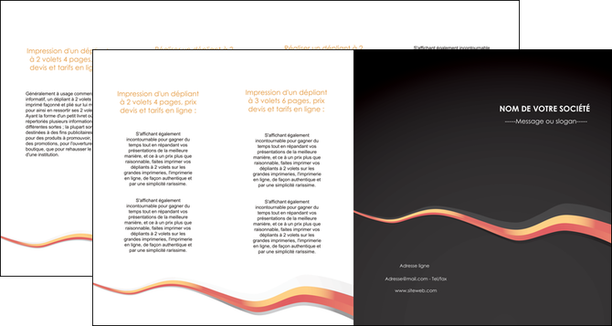 cree depliant 4 volets  8 pages  texture contexture structure MIDBE53816