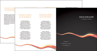 cree depliant 4 volets  8 pages  texture contexture structure MLIG53816