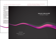 faire depliant 2 volets  4 pages  texture contexture structure MIFBE53870