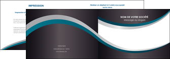 exemple depliant 2 volets  4 pages  texture contexture structure MLIG54442