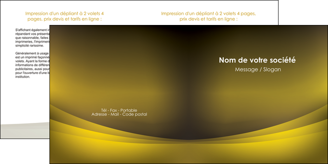 faire depliant 2 volets  4 pages  texture contexture structure MIDBE54558