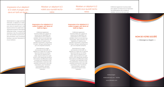 impression depliant 4 volets  8 pages  texture contexture structure MLGI54580