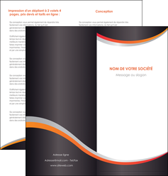 faire modele a imprimer depliant 2 volets  4 pages  texture contexture structure MLGI54596