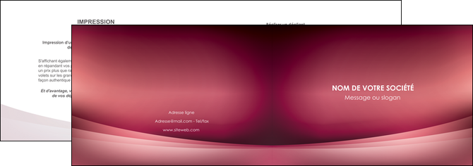imprimer depliant 2 volets  4 pages  texture contexture structure MIDBE54724