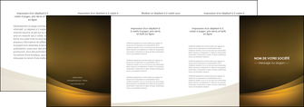cree depliant 4 volets  8 pages  texture contexture structure MLIG54802