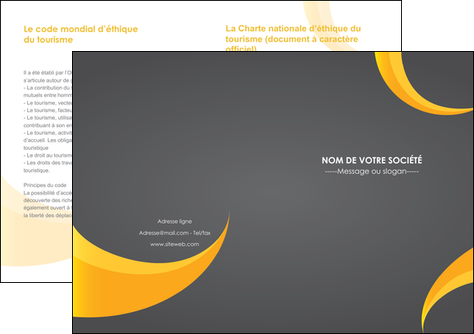 modele depliant 2 volets  4 pages  texture contexture structure MLIP54856