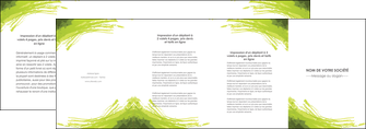 cree depliant 4 volets  8 pages  texture contexture structure MID55010