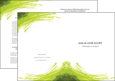 imprimer depliant 2 volets  4 pages  texture contexture structure MID55012