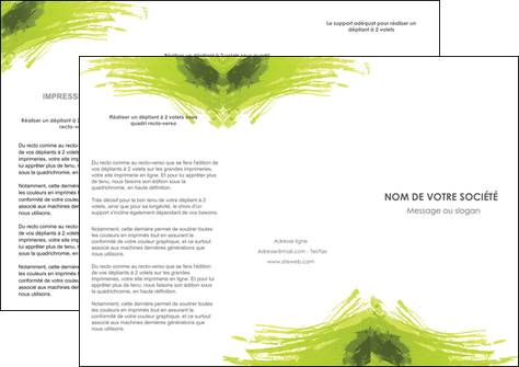 cree depliant 3 volets  6 pages  texture contexture structure MID55026