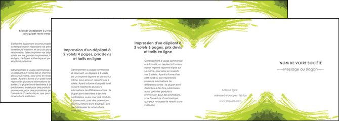 realiser depliant 4 volets  8 pages  texture contexture structure MID55054