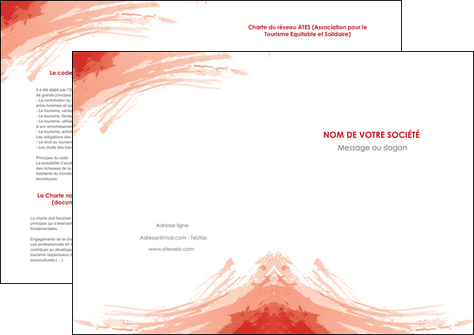 exemple depliant 2 volets  4 pages  texture contexture structure MFLUOO55064