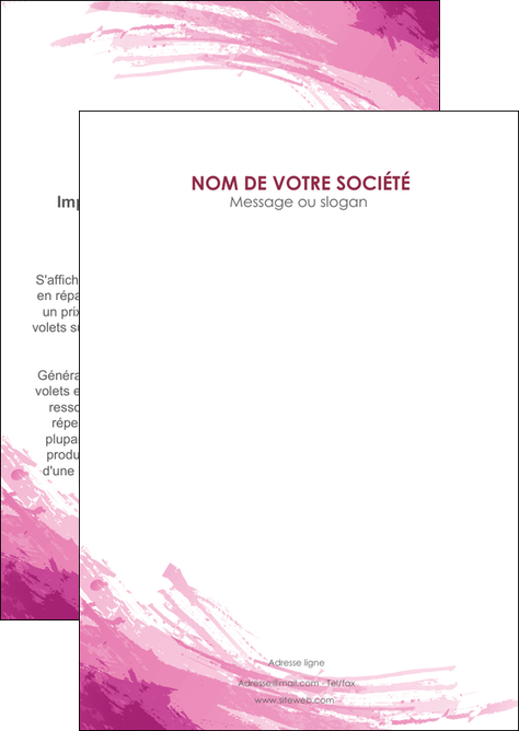 personnaliser modele de flyers texture contexture structure MIDLU55430