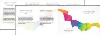 modele en ligne depliant 4 volets  8 pages  texture contexture structure MLGI55488