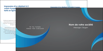 impression depliant 2 volets  4 pages  texture contexture structure MIFBE55506