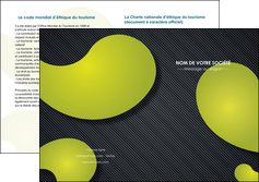 realiser depliant 2 volets  4 pages  texture contexture structure MLIG55634