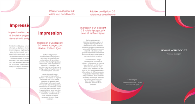 faire depliant 4 volets  8 pages  texture contexture structure MLIGCH55700