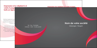 modele en ligne depliant 2 volets  4 pages  texture contexture structure MLIGCH55714
