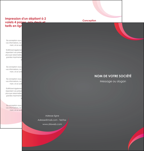 faire depliant 2 volets  4 pages  texture contexture structure MLIGCH55716