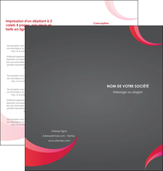faire depliant 2 volets  4 pages  texture contexture structure MLIGCH55716