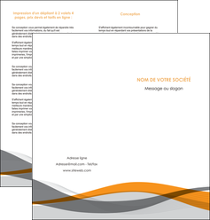 impression depliant 2 volets  4 pages  texture contexture structure MLGI55788