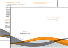 imprimerie depliant 2 volets  4 pages  texture contexture structure MLGI55800