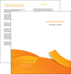 exemple depliant 2 volets  4 pages  texture contexture structure MIFLU56182