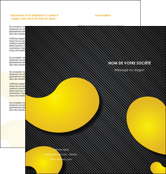 cree depliant 2 volets  4 pages  texture contexture structure MIFBE56234