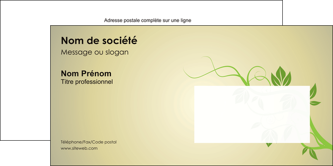 realiser enveloppe carte de visite cercle art MFLUOO5652