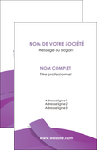 exemple carte de visite violet fond violet violet pastel MLGI56918