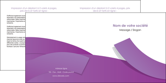 personnaliser maquette depliant 2 volets  4 pages  violet fond violet violet pastel MIF56938