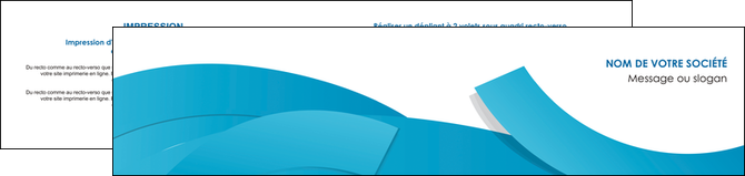 cree depliant 2 volets  4 pages  bleu bleu pastel fond bleu pastel MLGI57214